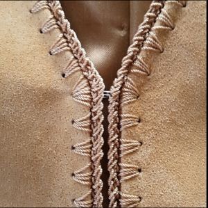 Terry Lewis suede leather women's jacket